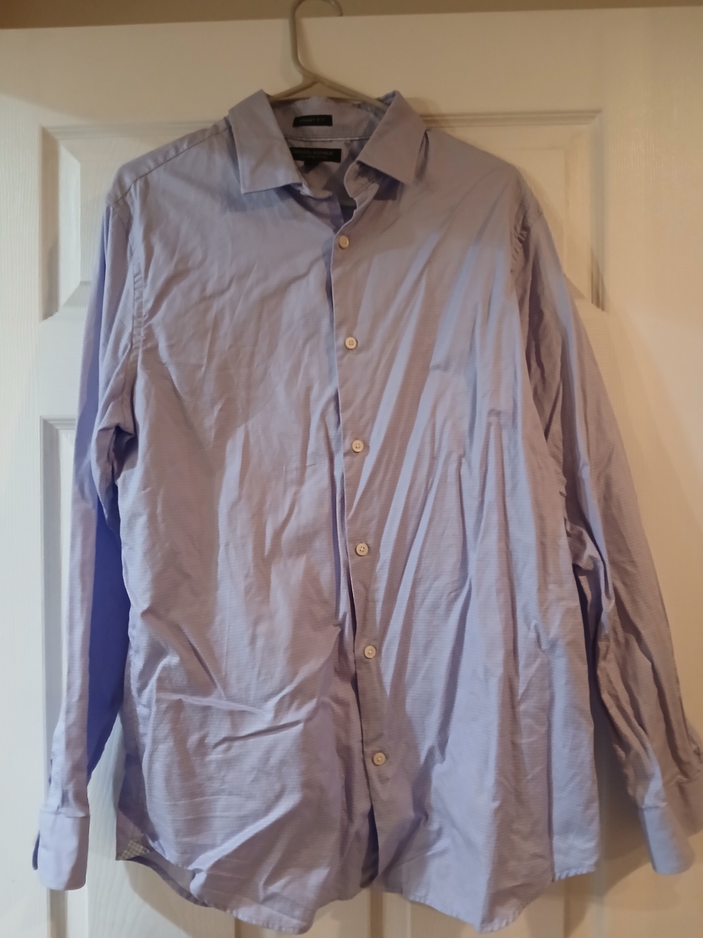 Banana Republic Men's Light Purple Dress Shirt